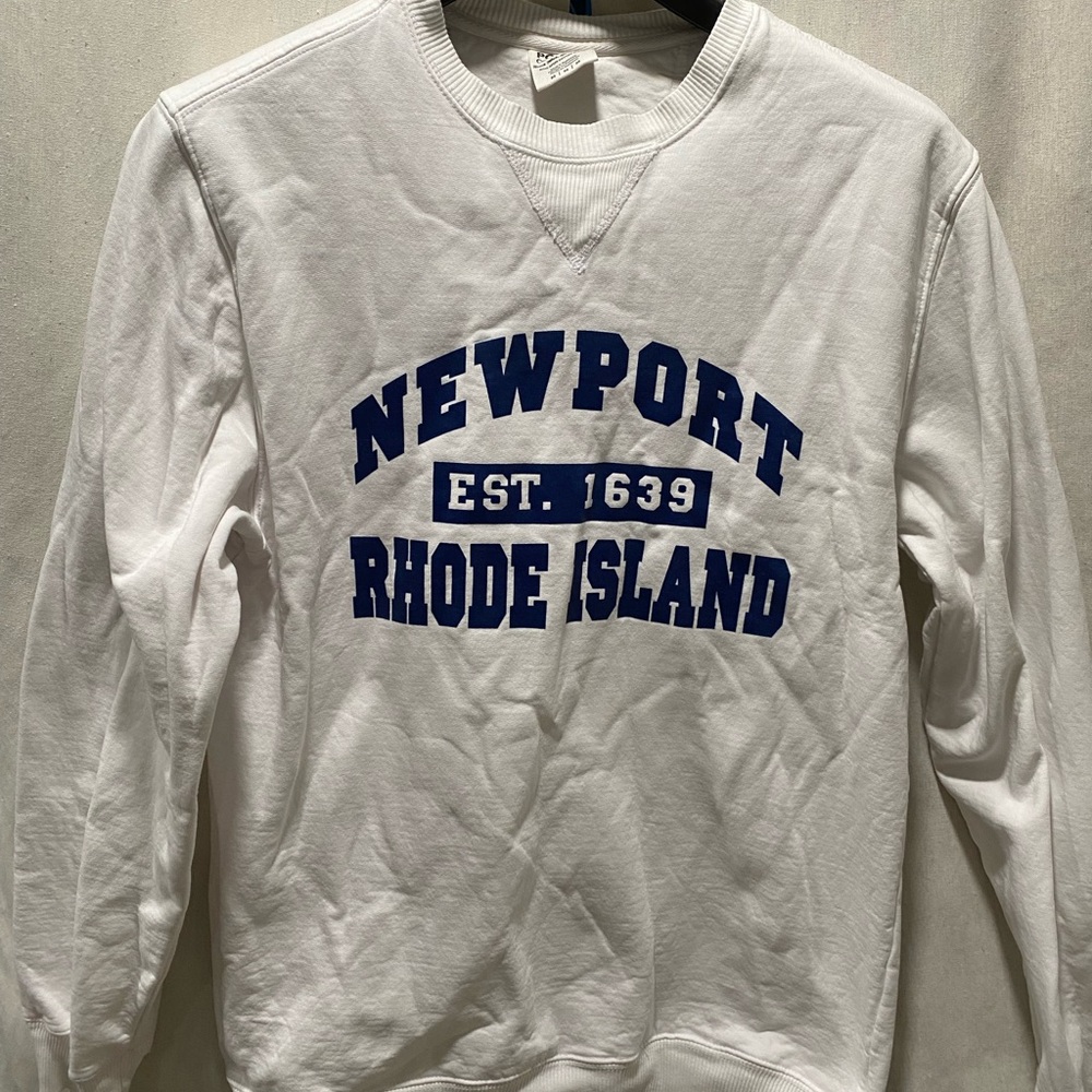 White Newport Rhode Island Men's Sweater